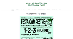 Desktop Screenshot of gruppoalpinicaddo.com